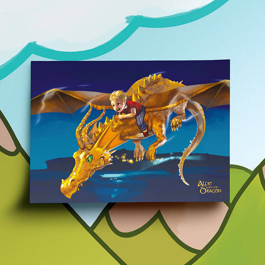 Alfie and the Dragon - Ride Poster