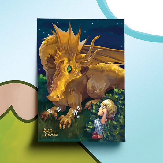 Alfie and the Dragon - Hide Poster